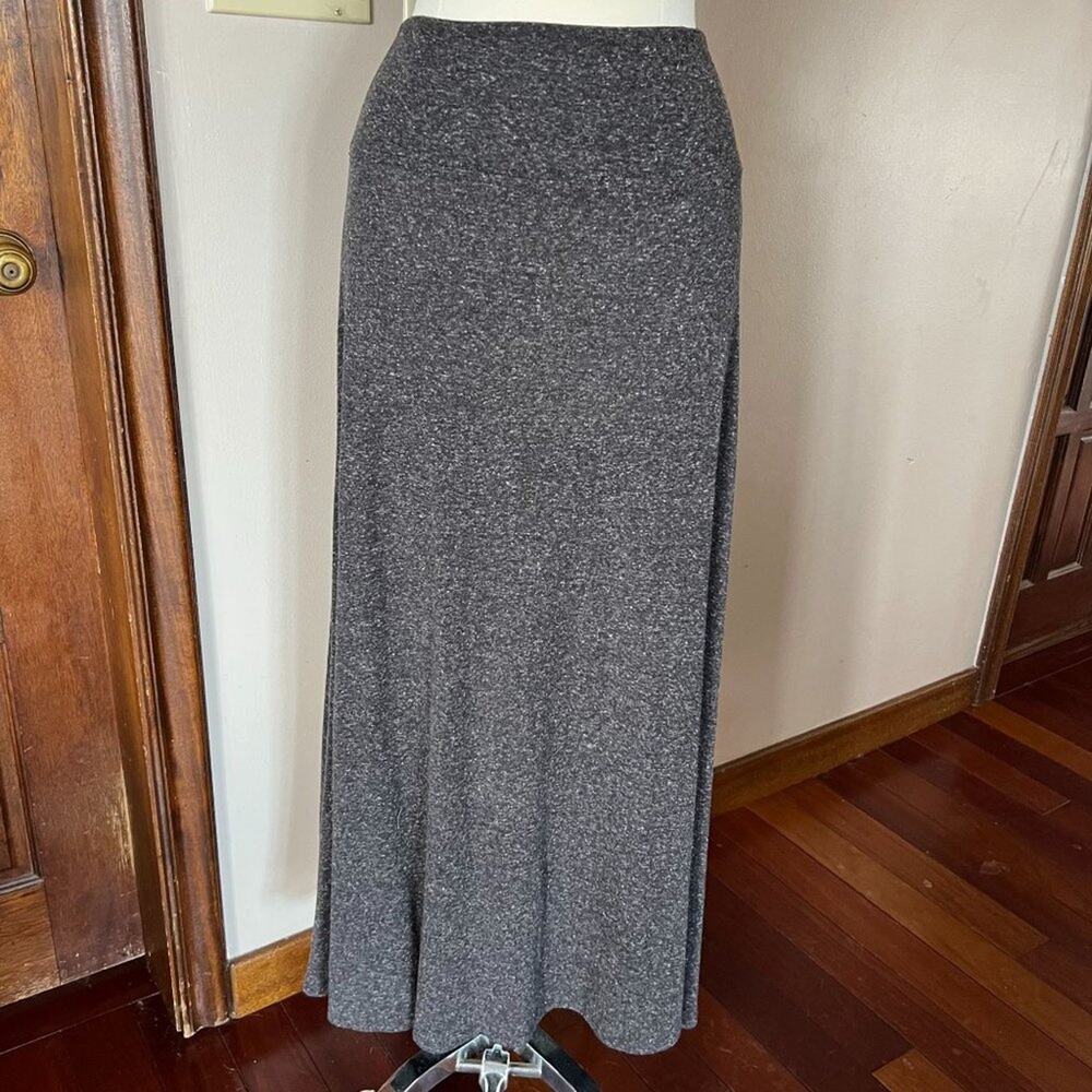 Express Small Heather Gray Maxi Skirt